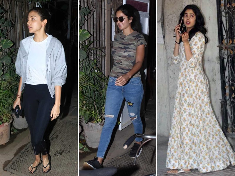 Photo : Anushka, Katrina And Janhvi's Mid-Week Diaries