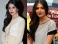 Anushka: one girl, two outfits