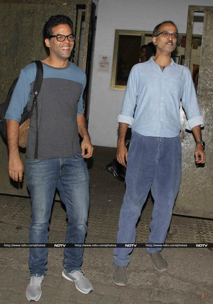 Vikramaditya Motwane was photographed with Rohan Sippy.