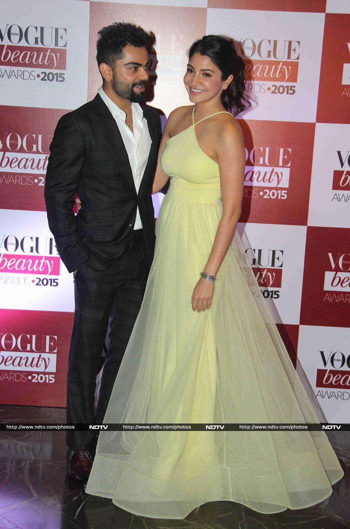 Anushka, Virat Lead Celeb Roll Call at Vogue Beauty Awards