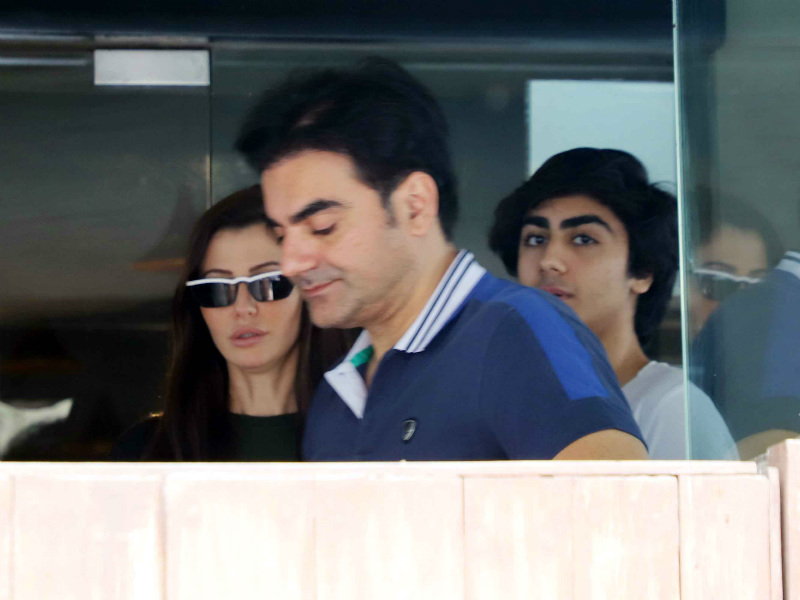 Arbaaz Khan, Giorgia Andriani Take Arhaan On A Lunch Date Arbaaz Khan, Giorgia Andriani Take Arhaan On A Lunch Date