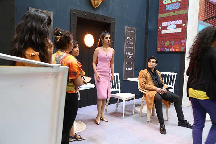 On Sets Of Sridevi Bungalow With Priya Prakash Varrier, Arbaaz Khan