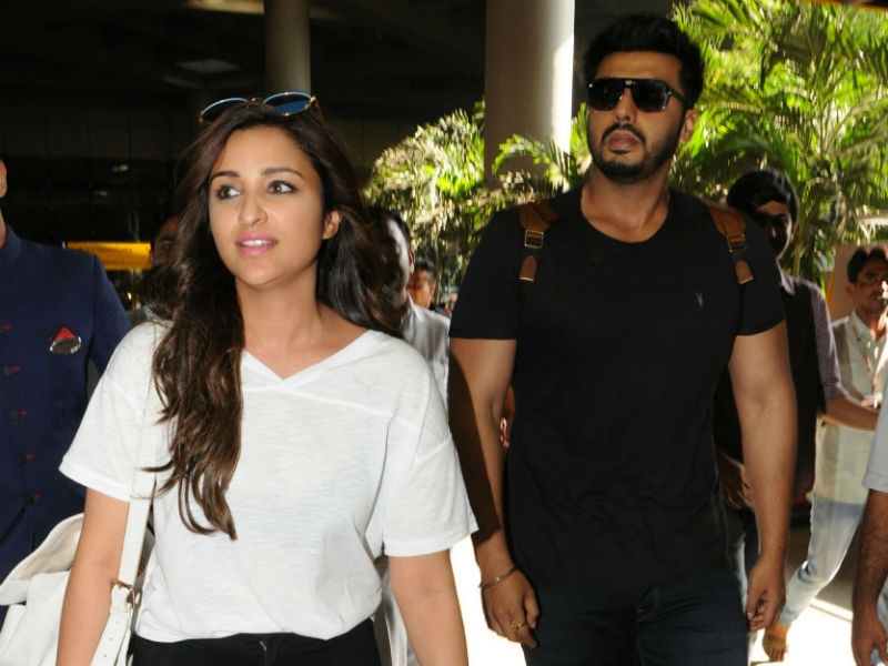 <i>Namaste</i> Parineeti Chopra And Arjun Kapoor