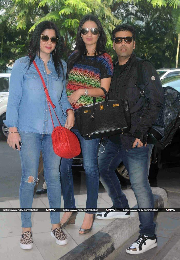Katrina, Priyanka, Aamir Leave For Arpita\'s Wedding