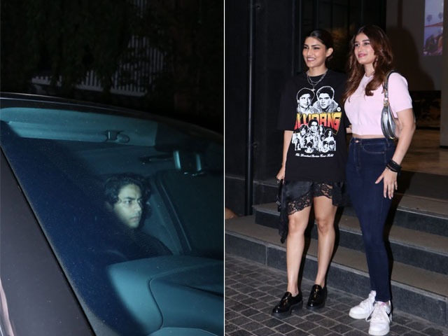 Aryan Khan, Rasha Thadani, Uorfi Javed And Others At <i>Angry Young Men</i> Screening