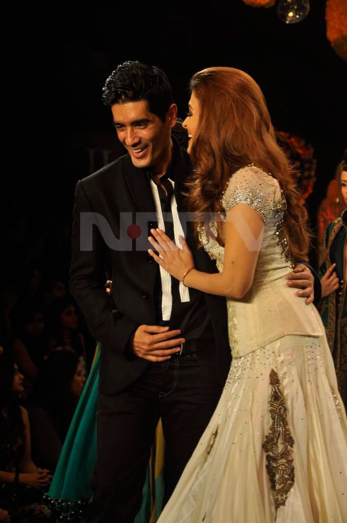 Ash walks the ramp for Manish