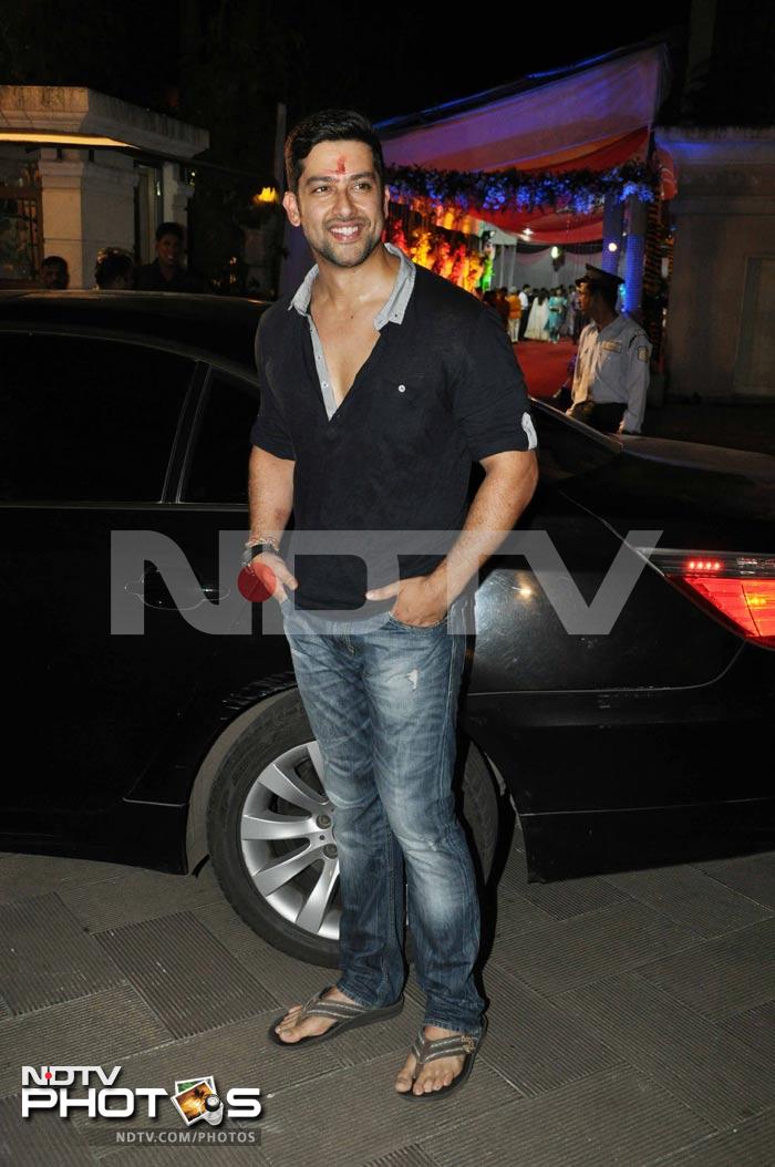 Ranbir, Ajay, Kajol at Sanjay's Mata Ki Chowki