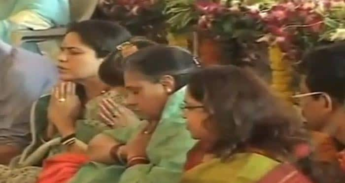 Abhishek, Aishwarya at Durga Puja