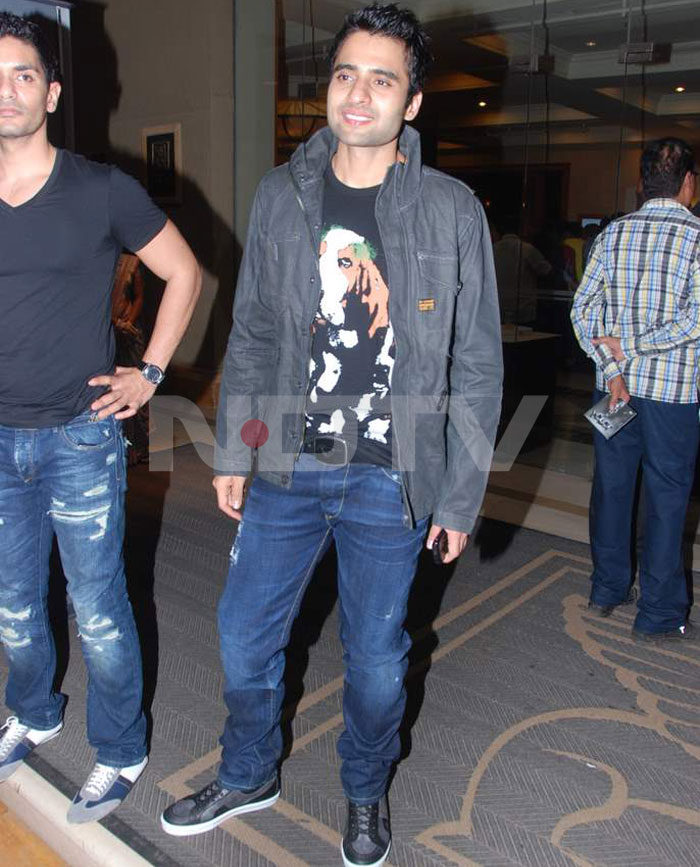 Jackie Bhagnani at the music launch of <I>Robot</I>.