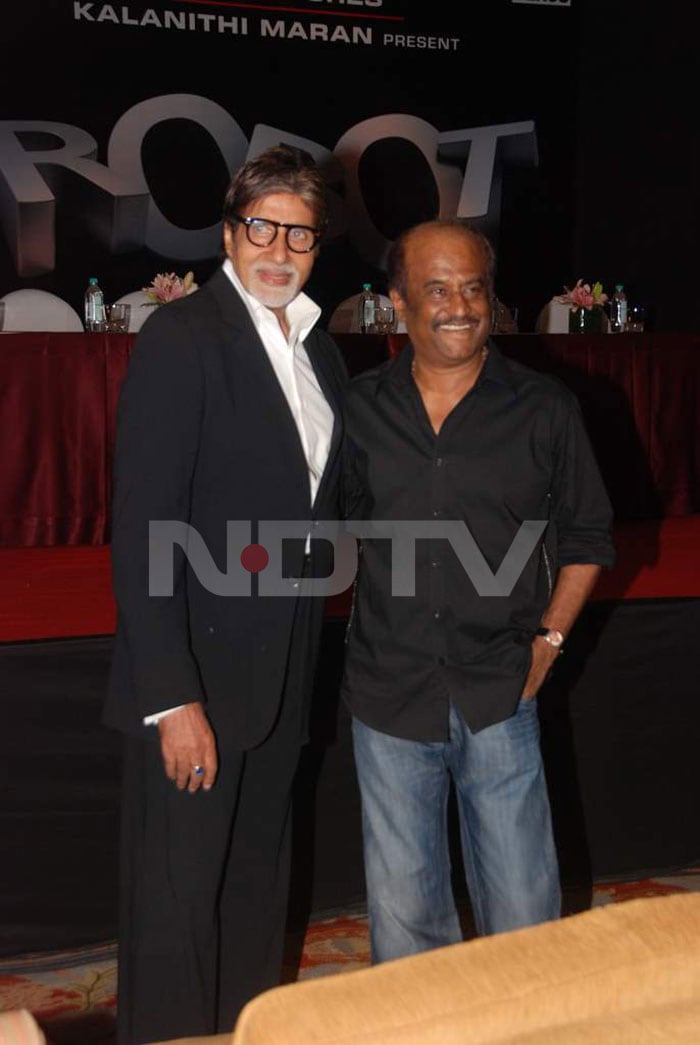Megastar Rajinikanth said Amitabh Bachchan is his inspiration and guru.