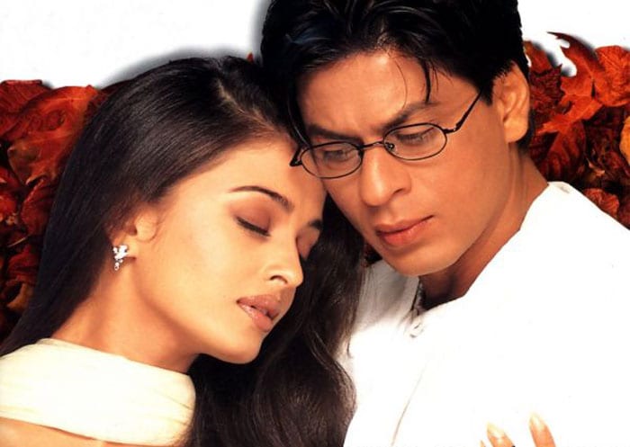 Ash and SRK play star crossed lovers in Mohabbatein. She exists as a memory in the movie and was nominated again for a Filmfare Award