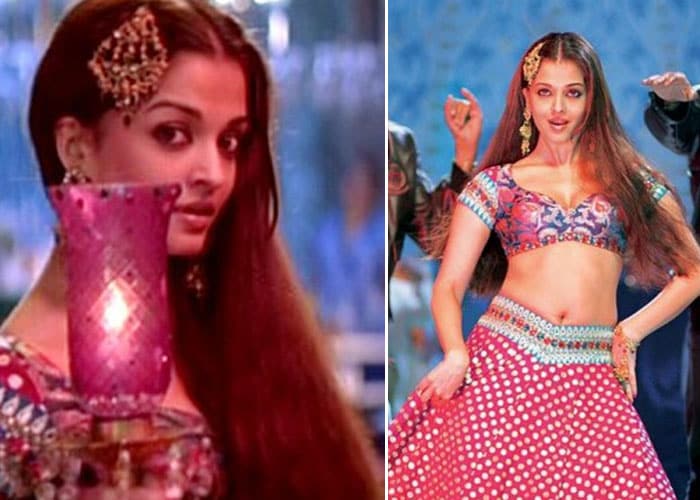 Ash had a special item number <i>Kajra Re</i> opposite her future father-in-law Amitabh Bachchan and soon-to-be husband Abhishek in Shaad Ali's <i>Bunty Aur Babli</i>. Black eyed, black haired Aishwarya stole the show and broke some hearts, not least of Abhishek's  character, in the song.