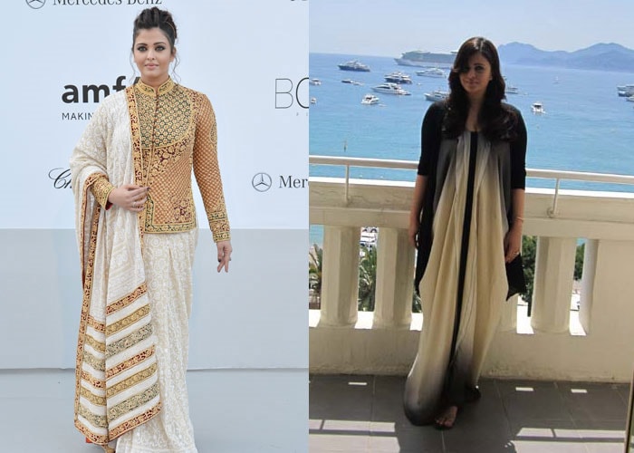 Vote for your favourite Ash look: Sari or dress