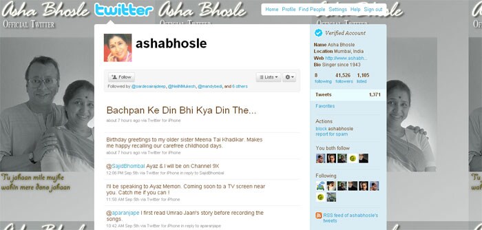 Asha Bhosle\'s life in pics