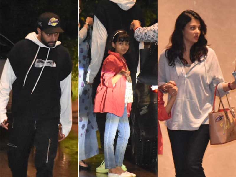 Aaradhya Goes On Dinner Date With Abhishek And Aishwarya Aaradhya Goes On Dinner Date With Abhishek And Aishwarya