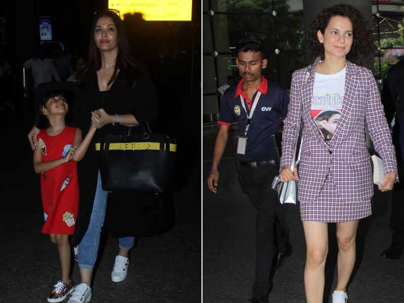 Star Spotting: Aishwarya, Kangana And Salman At Airport