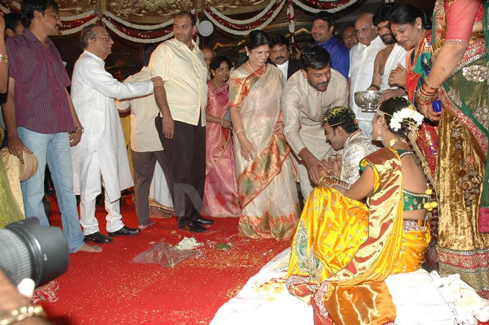 Stars at the wedding of Ashwini Dutt\'s daughter