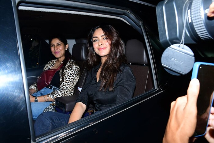 At <i>Goodbye</i> Screening Rashmika Mandanna, Tamannaah, Neena Gupta With Daughter Masaba And Others