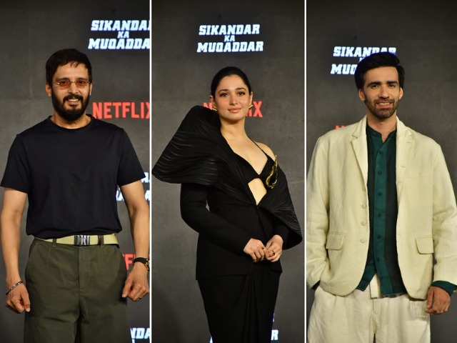 At <i>Sikandar Ka Muqaddar</i> Trailer Launch: Tamannaah, Jimmy Shergill And Avinash Tiwary Arrive In Style 