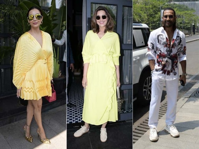 Photo : At Terence Lewis' Easter Party, Malaika Arora And Sonali Bendre Add A Dash Of Yellow