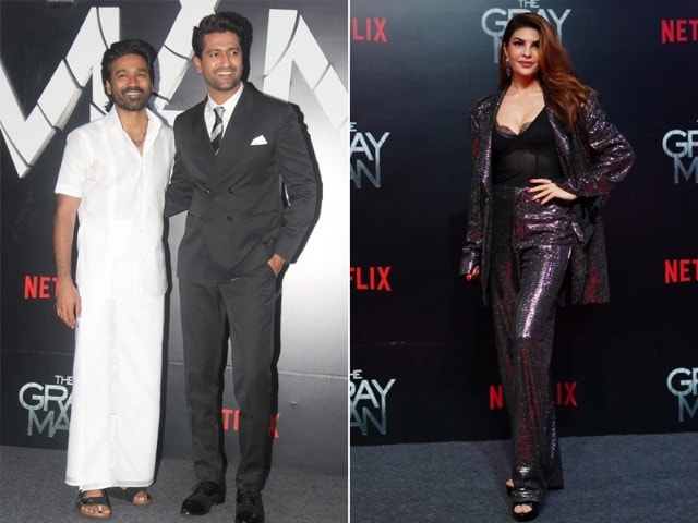 Photo : At The Gray Man Premiere: Dhanush, Vicky Kaushal, Jacqueline And Other Stars