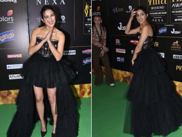 At The IIFA Rocks Green Carpet, Sara Ali Khan Was At Her Candid Best
