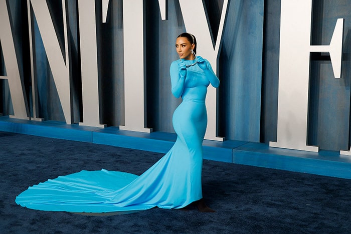 Kim Kardashian wore her favourite - Balenciaga.