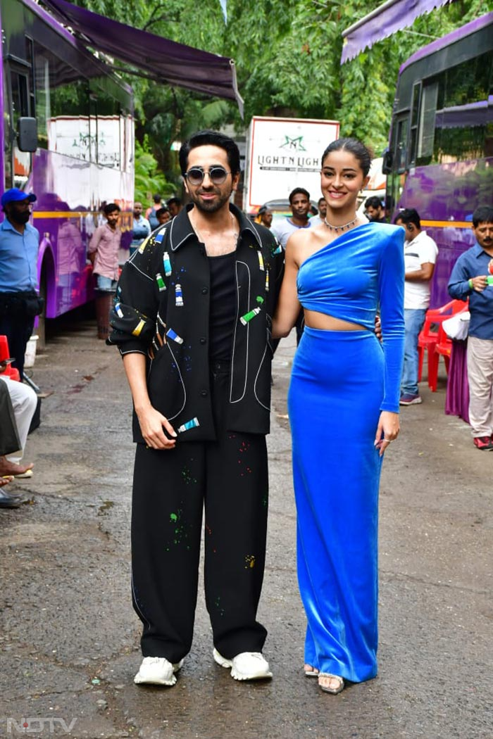 <i>Dream Girl 2</i> stars were pictured on the sets of <i>India's Got Talent</i> for film promotions. (Image courtesy: Varinder Chawla)