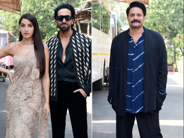 Ayushmann Khurrana And Nora Fatehi Promoted Their Film <i>An Action Hero</i> Like This