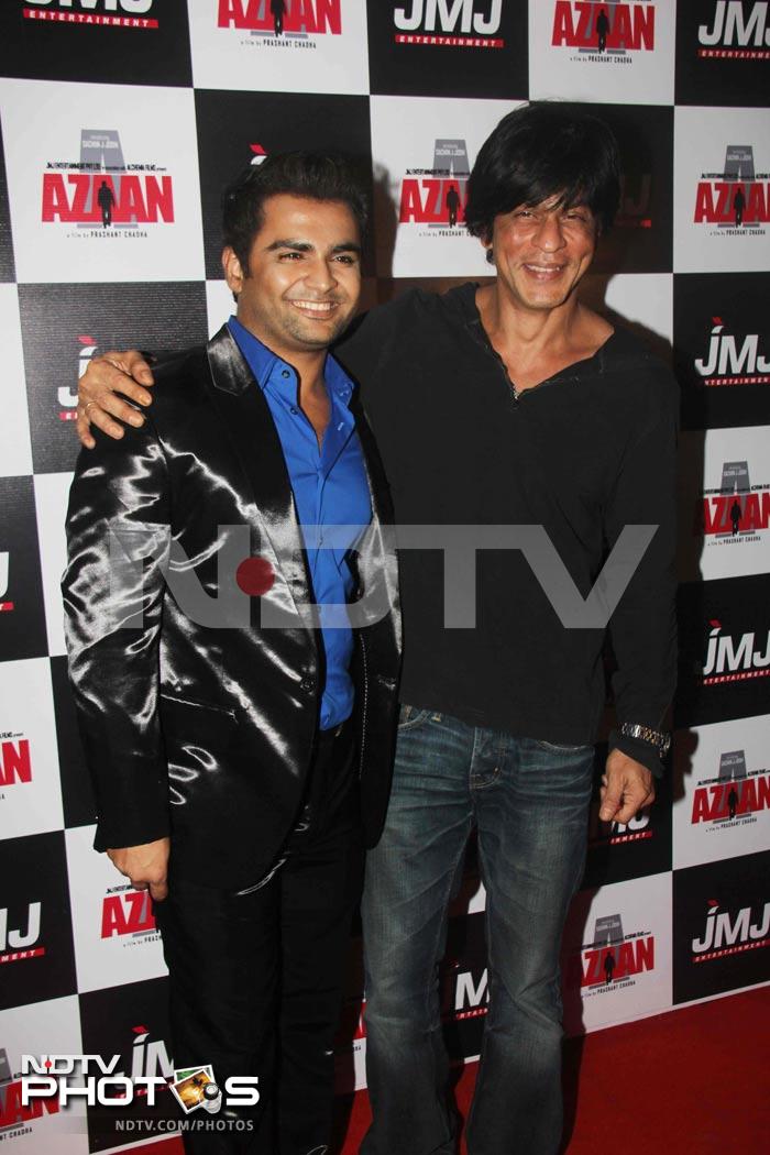 Shah Rukh at Azaan premiere
