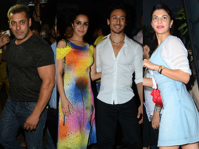 Shraddha-Tiger's Superhit Party For <i>Baaghi</i> Stars Salman, Jacqueline