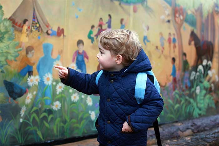 Prince George is a Dashing Little Gent on First Day at School