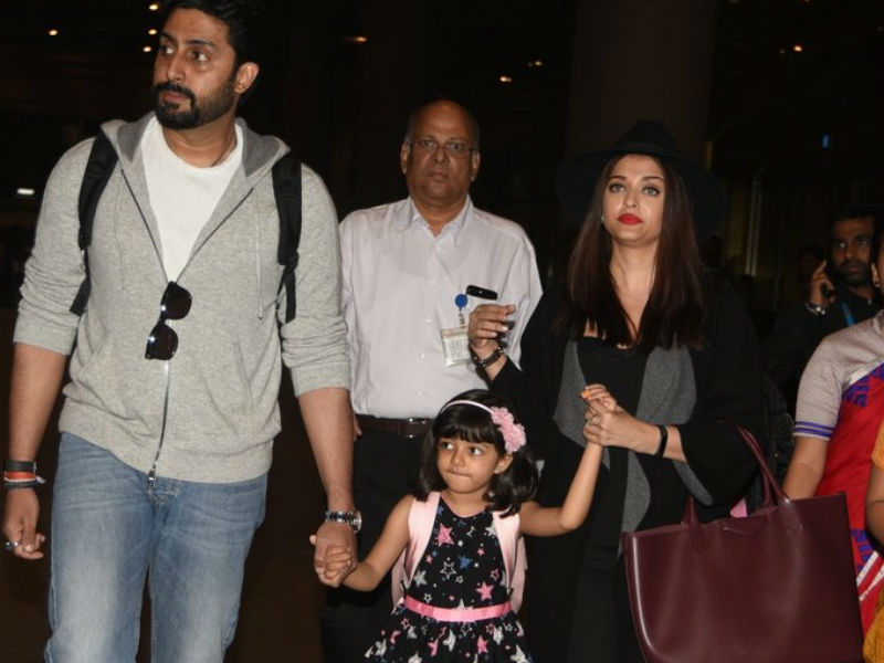 Abhishek, Aishwarya And Aaradhya Are Back in Mumbai Abhishek, Aishwarya And Aaradhya Are Back in Mumbai