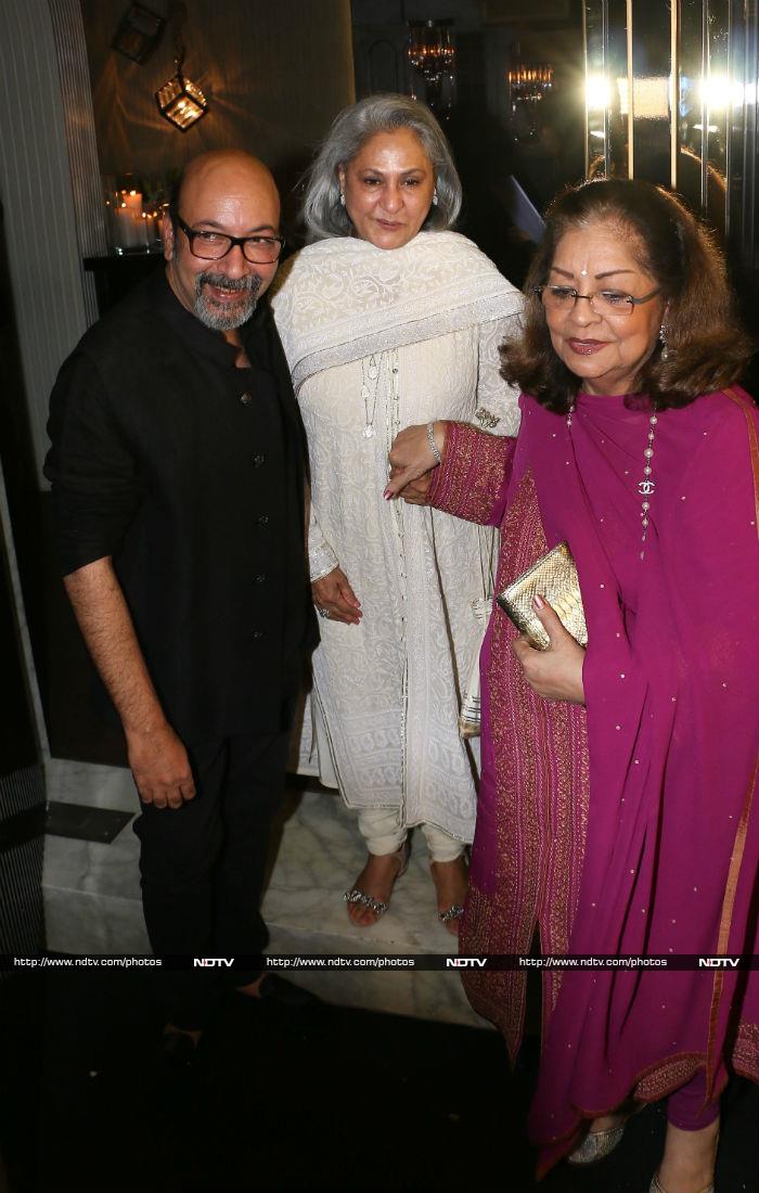 Jaya Bachchan also accompanied Aishwarya and Abhishek at the event.