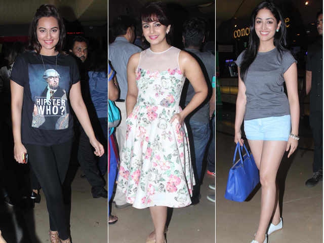 Sonakshi, Huma, Yami Take a Trip to <i>Badlapur</i>