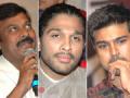 Chiru, Ram Charan, Allu Arjun at <I>Badrinath</I> audio launch