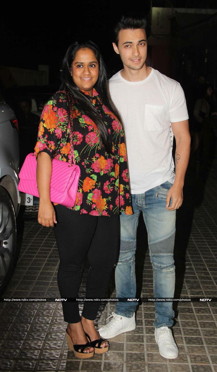 Salman Khan's sister Arpita and her husband Aayush Sharma called it a date night.