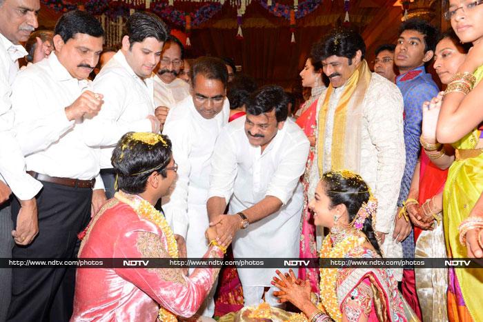 VIP wedding guests: Chiranjeevi, Venkatesh