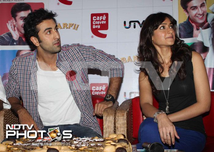 Coffee and some Barfi! with Ranbir