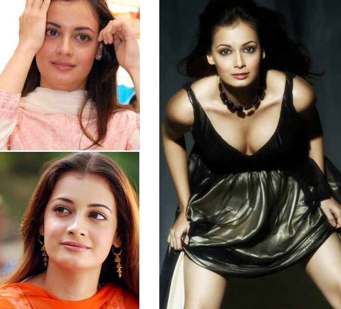 Former Miss India Dia Mirza, who was known as the girl-next-door has transformed her looks.