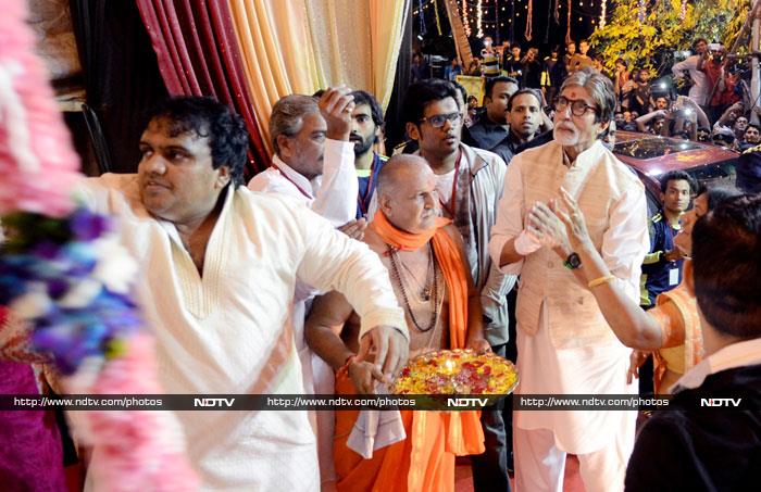 Big B folded his hands in prayer.