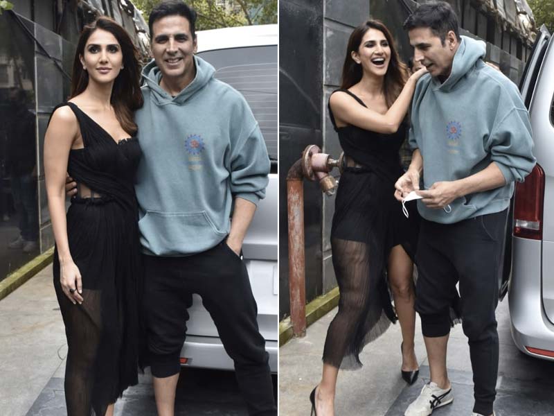 Photo : Never A Dull Moment With Bell Bottom Stars Akshay And Vaani