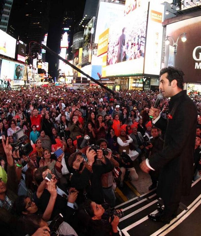Besharam Diwali at Times Square