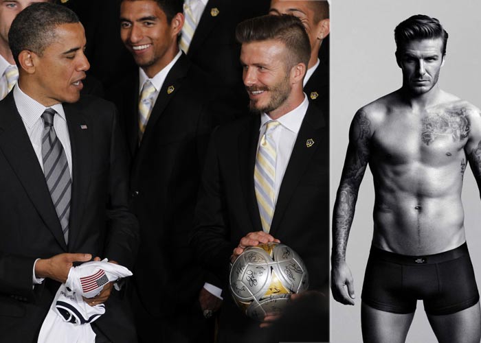 Obama kids Beckham about underwear line