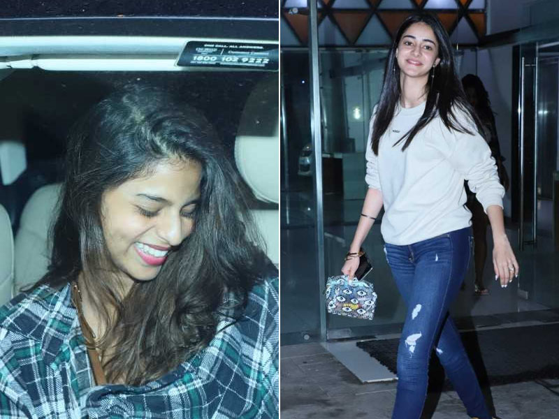 Suhana Khan And Ananya Panday's Day Out In Mumbai