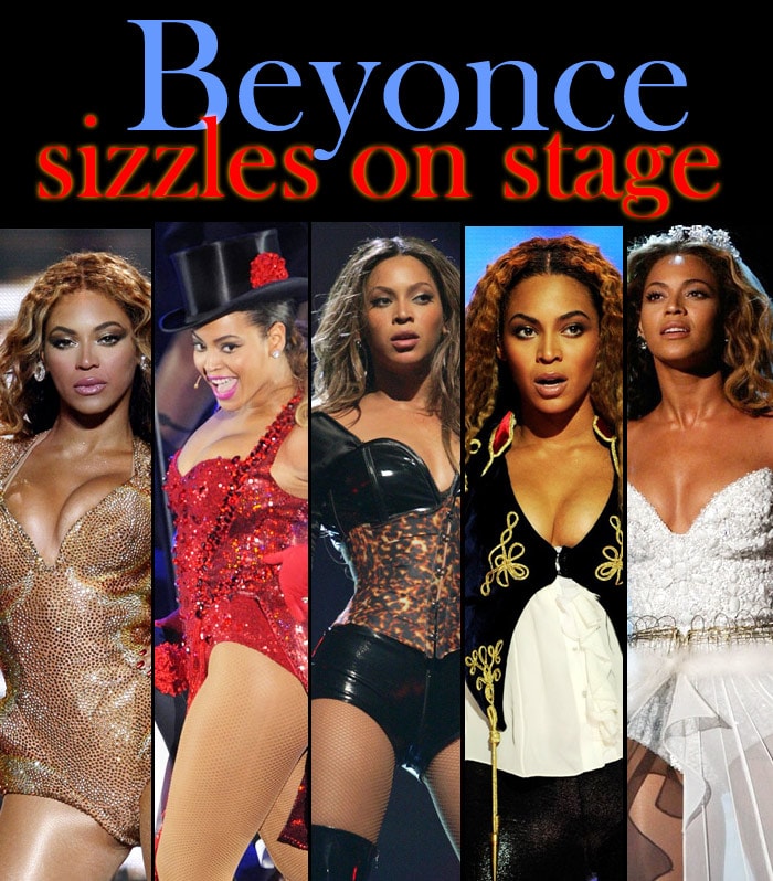 Beyonce sizzles on stage