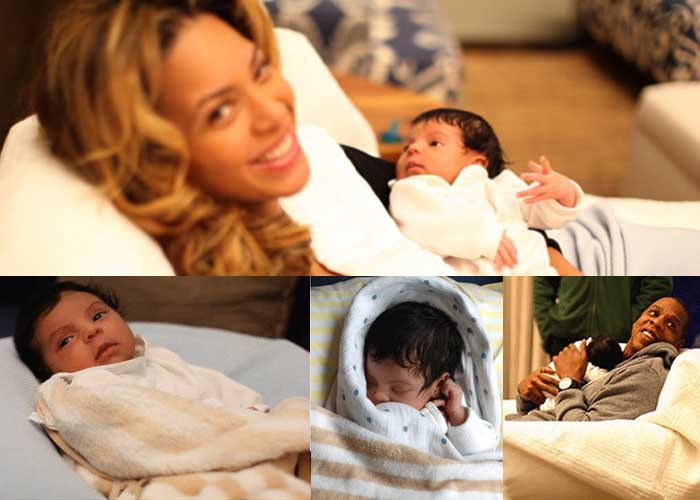 Blue Ivy Carter\'s first picture