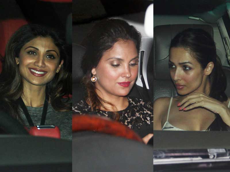 Photo : At Preity's Party: Shilpa, Lara, Malaika