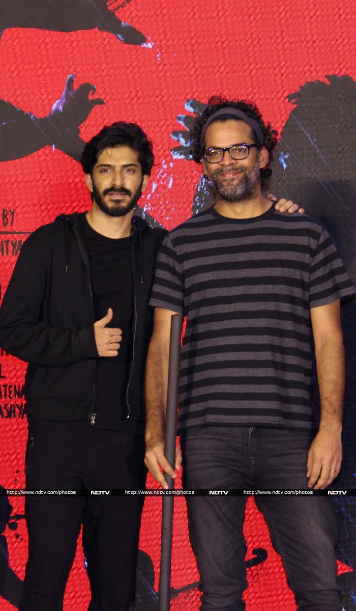 Harshvardhan Kapoor promoted his film <I>Bhavesh Joshi</I> on Tuesday. The actor was accompanied by film's director Vikramaditya Motwane.