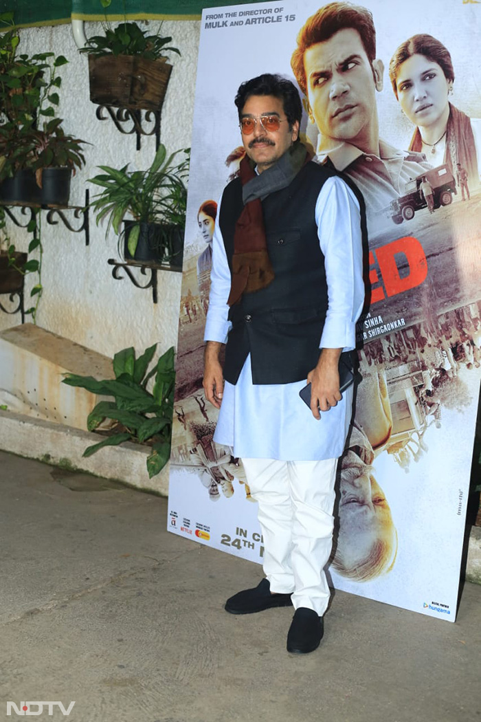 ‘Bheed' Screening: स्क्रीनिंग पर नज़र आए राजकुमार राव-पत्रलेखा और सोहा अली खान-कुणाल खेमू
